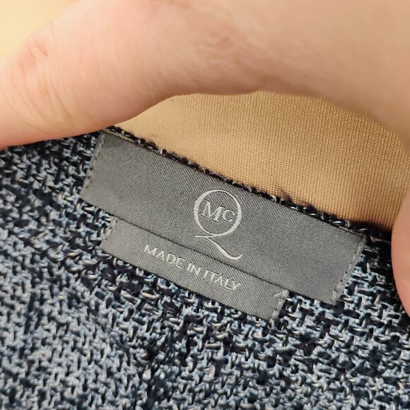 ALEXANDER McQUEEN Tweed Wrap Pleated Skirt with Belt Dark Gray size 38 F/S EUC - Picture 14 of 16